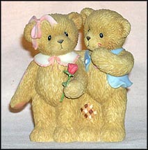 Our Love Is Shown With Hugs And Kisses, Cherished Teddies Figurine #113687 MAIN