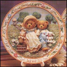 Jack And Jill - Our Friendship Will Never Tumble, Cherished Teddies Plate #114901 MAIN