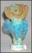 Teddie Twirls - March, Cherished Teddies Figurine #115299 MAIN