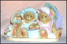 Sherry & Jeanne You've Dressed Up Our Friendship Beautifuly, Cherished Teddies Figurine #117025 MAIN