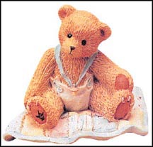 Baby Boy On Quilt - A Gift To Behold, Cherished Teddies Figurine #127922 MAIN