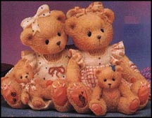 Allison & Alexandria - Two Friends Means Twice The Love, Cherished Teddies Figurine #127981 MAIN