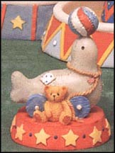 Circus Seal With Ball - Seal Of Friendship, Cherished Teddies Figurine #137596 MAIN