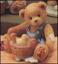 Robert - Love Keeps Me Afloat, Cherished Teddies Figurine #156272 MAIN