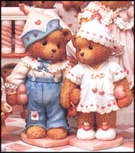 Craig And Cheri - Sweethearts Forever, Cherished Teddies Figurine #156485 MAIN