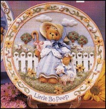 Little Bo Peep - Looking For A Friend Like You, Cherished Teddies Plate #164658 MAIN