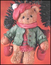 Bear With Dangling Mittens, Cherished Teddies Ornament #177768 MAIN