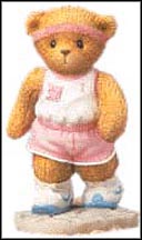 Krista - No Pain, No Gain!, Cherished Teddies Figurine #199389 MAIN