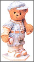 Lou - Take Me Out To The Ball Game, Cherished Teddies Figurine #203432 MAIN