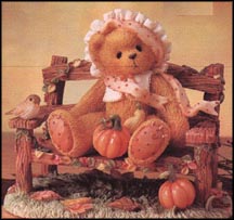 Cathy - An Autumn Breeze Blows Blessings To Please, Cherished Teddies Figurine #269980 MAIN