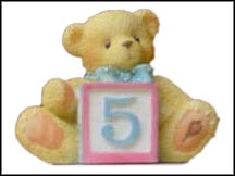 Teddy And 5, Cherished Teddies Figurine #302872 MAIN