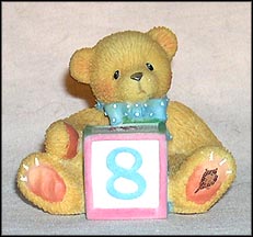 Teddy And 8, Cherished Teddies Figurine #302910 MAIN