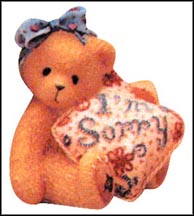 I'm Sorry - Mini Figurine, Cherished Teddies Figurine #303097 MAIN