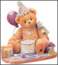 Party Hat - You're The Frosting On The Birthday Cake, Cherished Teddies Figurine #306398 MAIN