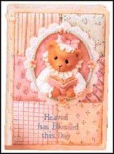 Girl Communion Bible And Holder, Cherished Teddies Bible Holder #309079C MAIN