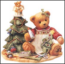 Lynn - A Handmade Holiday Wish, Cherished Teddies Figurine #310735 MAIN