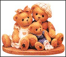 Penny, Chandler, Boots - We're Inseparable, Cherished Teddies Figurine #337579 MAIN