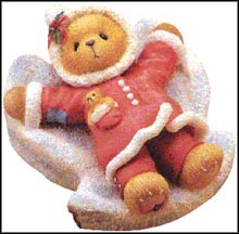 Carol - Angels Snow How To Fly, Cherished Teddies Figurine #352969 MAIN