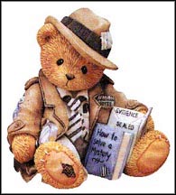 Humphrey - Just The Bear Facts, Ma'am, Cherished Teddies Figurine #352977 MAIN