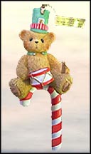 Bear With Drum Candy Cane, Cherished Teddies Ornament #4004616 MAIN