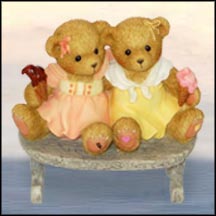Sharon And Anita - A Double Dip Of Friendship, Cherished Teddies Figurine #4005162 MAIN