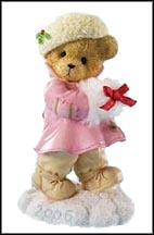 Edie - Warm N' Wonderful Winter Greetings, Cherished Teddies Figurine #4005469 MAIN