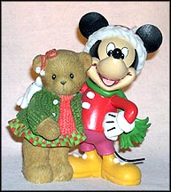 Mickey & Madalyn - Good Friends, Good Times, Cherished Teddies Figurine #4009185 MAIN