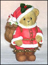 Raymond - Santa's Sending Holiday Wishes, Cherished Teddies Figurine #4009186 MAIN