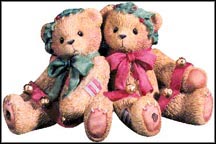 Bonnie And Harold - Ring In The Holidays With Me, Cherished Teddies Figurine #466301 MAIN