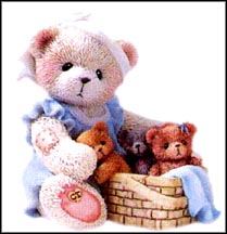 Tanna - When Your Hands Are Full, There's Still Room In Your Heart, Cherished Teddies Figurine #476595R MAIN