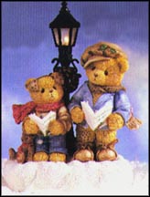 John And William - When Friends Meet, Hearts Warm, Cherished Teddies Figurine #533858 MAIN