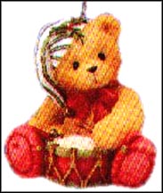 Drummer Boy, Cherished Teddies Ornament #546550 MAIN