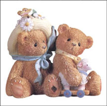 Daisy And Chelsea - Old Friends Always Find Their Way Back, Cherished Teddies Figurine #597392 MAIN