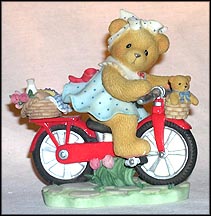 Lotje - Sunday Morning Ride, Cherished Teddies Figurine #601608 MAIN