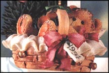 Beary Christmas - Baby In Basket - Baby's First Christmas, Cherished Teddies Ornament #617253 MAIN