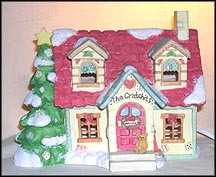 The Cratchit's House - Nightlight, Cherished Teddies Lighted House #651362 MAIN