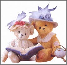 Tess And Friend - Things Do Not Change, We Do, Cherished Teddies Figurine #661953F MAIN