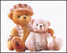 Bailey And Friend - The Only Thing More Contagious Than A Cold Is A Best Friend, Cherished Teddies Figurine #662011 MAIN
