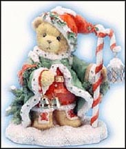 Wolfgang - ''The Spirit Of Christmas Is In Us All'', Cherished Teddies Figurine #706701 MAIN