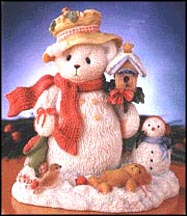 Merry - ''In The Meadow We Can Build A Snowman'', Cherished Teddies Figurine #706906 MAIN