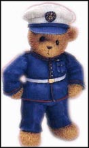 Marines - Whatever The Distance A Friend Stays With You, Cherished Teddies Figurine #706949 MAIN