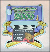 Cherished Teddies Club Membear 2000 - Charter Membear, Cherished Teddies Bell #708437C MAIN