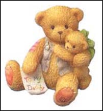 Father And Child - When I Need A Hug, I Run To Dad, Cherished Teddies Figurine #770469 MAIN