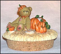 Boy With Pumpkins, Cherished Teddies Candle Topper #778257 MAIN