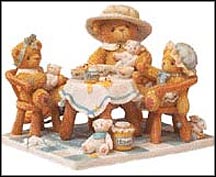 Mimi, Darcie And Misty - There's Always Time For Friends And A Good Cup Of Tea, Cherished Teddies Figurine #786578 MAIN