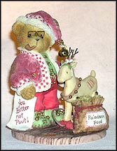 Wendall - Have You Been Naughty Or Nice?, Cherished Teddies Figurine #848565 MAIN