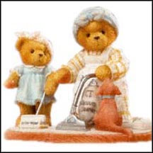 Charlotte & Elaine -  A Woman's Work Is Never Done, Cherished Teddies Figurine #864226 MAIN