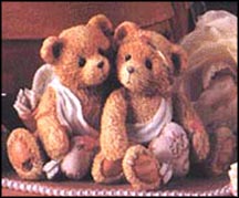 Boy And Girl Cupid - My Love, Cherished Teddies Figurine #869082M MAIN