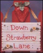 Sign - Mini - Down Strawberry Lane, Cherished Teddies Figurine #900931B MAIN
