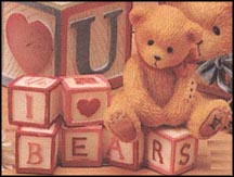 I Love Bears Letters Mini, Cherished Teddies Figurine #902950 MAIN